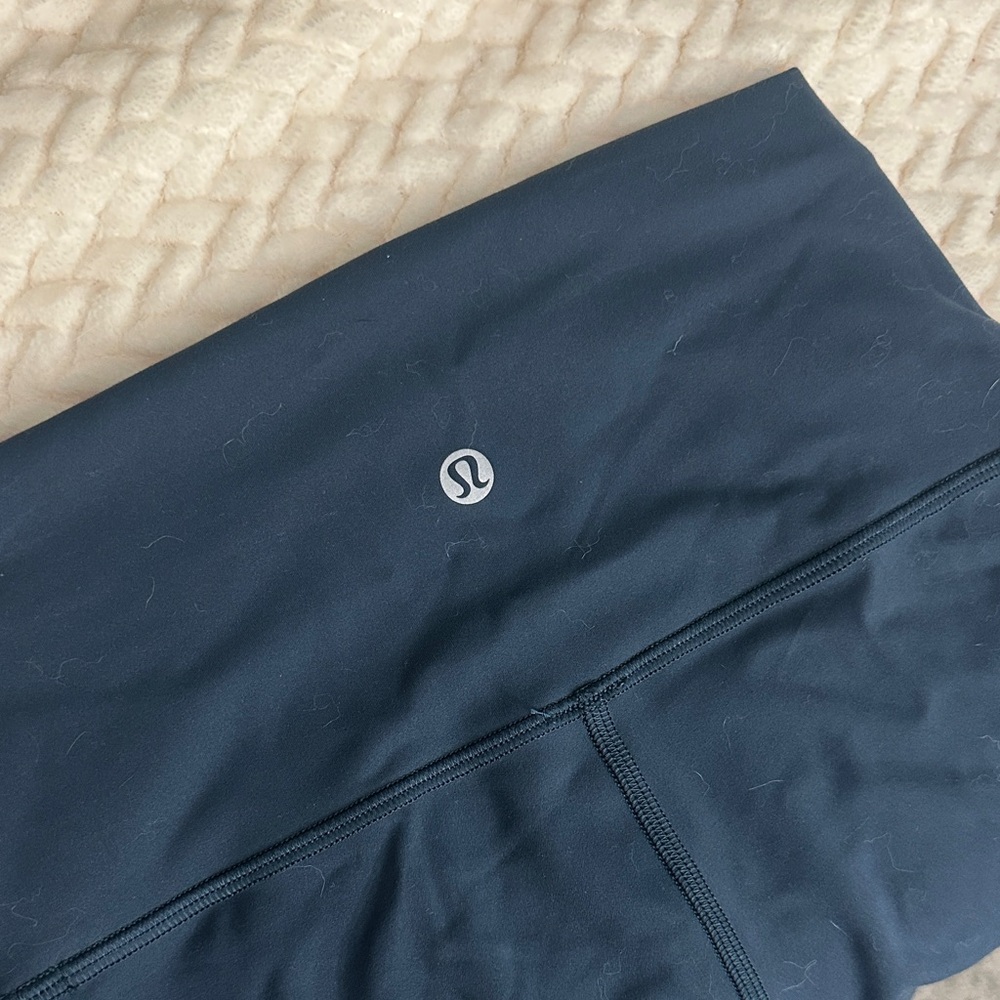 Lululemon Navy Leggings 25” Length
